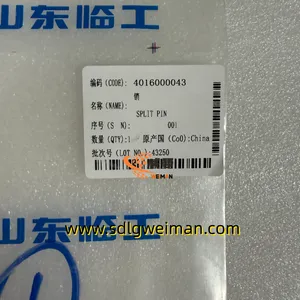 SDLG 4016000043 Split Pin For SDLG LG952 Wheel Loader thumbnail-3