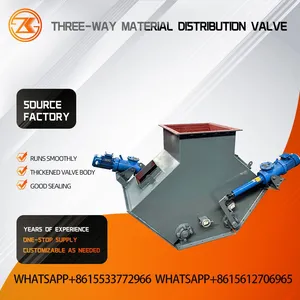 Electro-hydraulic Three-way Flow Switch Gate Heavy Duty High Silo Pressure Hot Clinker Ash Diverter Valve thumbnail-5