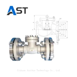 Low Temperature Flange Cryogenic Check Valve thumbnail-1