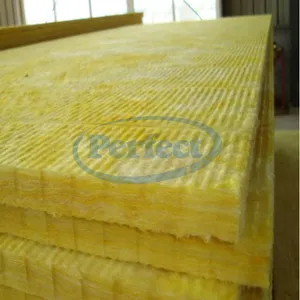 High Density Glass Wool Board, Fiberglass Insulation Panel, Sound & Heat Resistant Glasswool thumbnail-2
