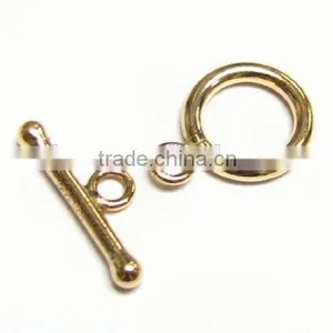 China Wholesale Jewelry Findings 14K Yellow Gold Clasp thumbnail-1