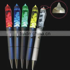 2015 Cool Liquid Floating Pen ,Promotional Pen With Led Light ,custom Cool Liquid Pen With 7 Color Quality Choice thumbnail-2