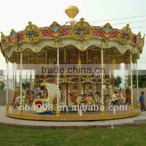 Luxury Amusement Park Equipment- Large Merry go Round thumbnail-1
