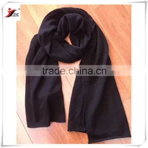 Super Soft Warm Black Men's Cashmere Scarf thumbnail-1