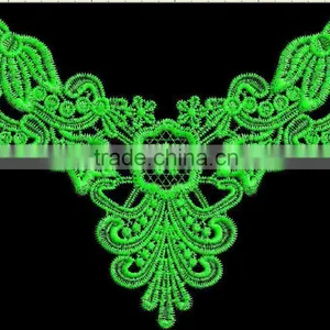 2016 New Chemical Water Soluable Lace Halter Neck Wedding Dresses thumbnail-4