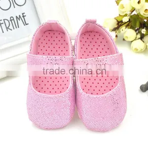 PU Sequin Princess Shoes Baby Toddler Shoes Babyshoes Soft Sole Baby Shoes thumbnail-1
