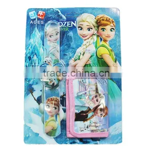 Popular China Supplier PVC Kids Snap Watch With Wallet Suit thumbnail-1