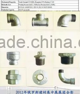 Zinc/galvanised Carbon Steel Pipe Fittings Sch40 NPT Steel Nipples thumbnail-4