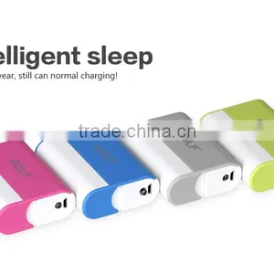 GOLF GF-202 5200MAH Power Bank With Mobile Phone Stents+the Mirror Intelligent Sleep Power Bank for Universal Device thumbnail-3