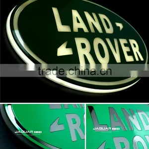 2016 Factory Car Accessories Led Light Vaccum Forming Chrome Car Logo thumbnail-3