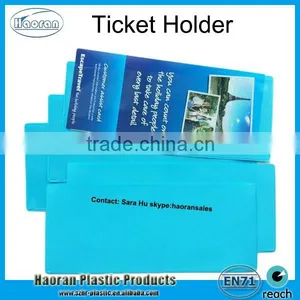 Factory Price OEM Vinyl Insurance Ticket Holder thumbnail-1