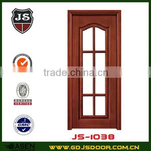 Cherry Arch Wooden Glass Bathroom Door on Sale thumbnail-1