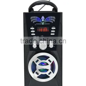 China High Quality Digital Display Portable Mini Digital Sound Box Speaker thumbnail-1