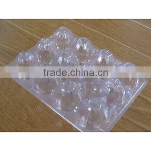 High Quality Plastic Egg Container Make by PET/PVC,12 Cavities thumbnail-1