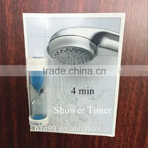 High Quality Hotel Hourglasses Shower Sand Timer 4 Minutes thumbnail-2