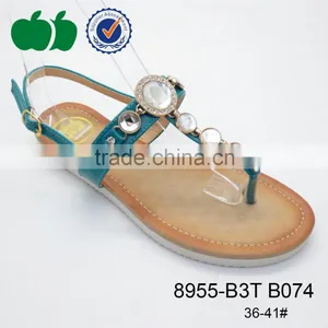 Wholesale Flat Sandal Unique Soft Stylish Jewel Sandals thumbnail-4