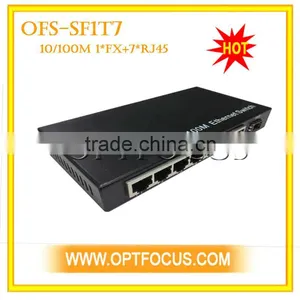 7 Ports Gigabit Ethernet Optical Fiber Switch thumbnail-1