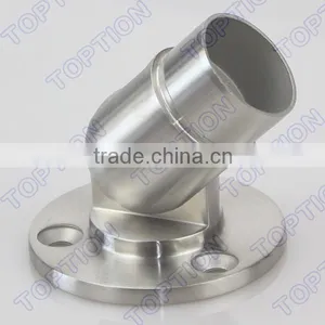 Stainless Steel Handrail Balustrade Round Base Bracket Handrail Bracket thumbnail-1
