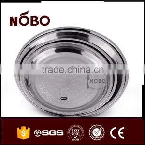 Wholesale Delicacy Stainless Steel With Decorative Design Plate thumbnail-2