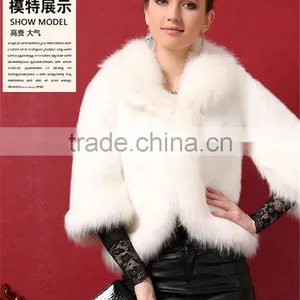 2016 High -end New Fashion Faux Fox Fur Vest thumbnail-1