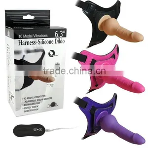 New Design Adjustable Strap On Vibrating Silicone Sex Toys For Woman thumbnail-1