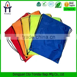 Customized Printing and Material Sports Fitness Drawstring Bag Packaging Bags thumbnail-1