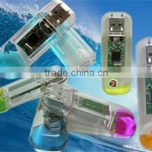 Aqua Usb Flash Disk Pen Drive With Customized Floater thumbnail-5