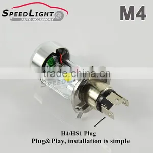 New Arrival M4 Motorcycle LED Headlight H4 20W 2000LM With Hi Low Bean thumbnail-5