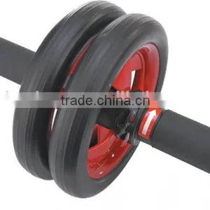 2 in 1 Massage & Exercise Wheel AB Exercise Easy to Use and Carry Home Gym Exercise Wheel AB WHEEL Brake Exercise Wheel Massage thumbnail-2