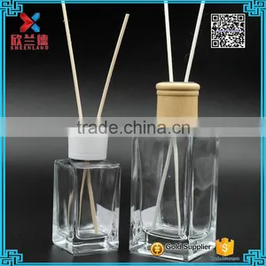 Korea Wholesale Reed Diffuser Oils Botella de Vidrio Reed Diffuser 80ml,200ml Rectangle Shape Bottle Supplier's Choice thumbnail-1