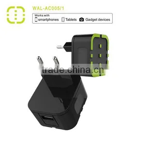 2015 Newlly Walnut 2.1A Universal EU Travel Charger for Smartphone thumbnail-4