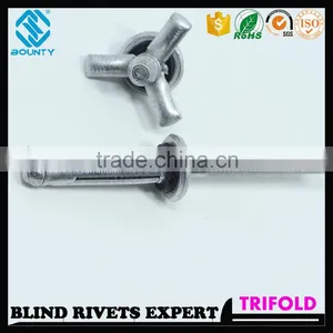 HIGH QUALITY FACTORY ALUMINUM TRI-FOLD BLIND RIVETS FOR GLASS CURTAIN WALL thumbnail-2