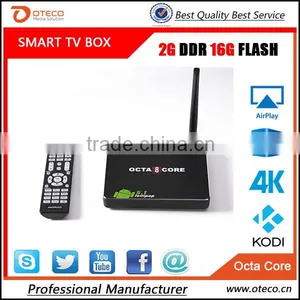 Octa Core tv Box CSA90 Android 5.1 Smart tv Box RK3368 4K HD H.265 2GB RAM 16GB FLASH KODI thumbnail-1