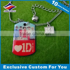 Unique Aluminum University Commemorative Tag Red Printing Epoxy Dogtag thumbnail-5