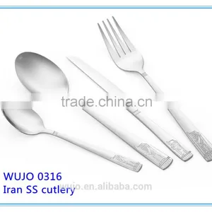 Sand Blasting SS Cutlery Set thumbnail-1