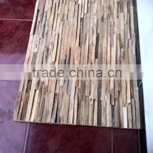 Reclaimed Teak Wall Mosaic thumbnail-1