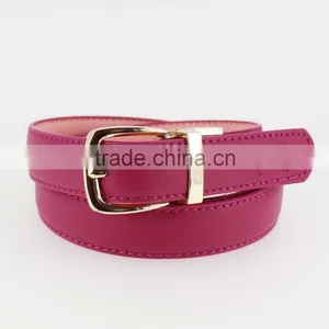 2015 Colorful Lady Reversible Leather Belt With Shiny Gold Remove Buckles in YiWu thumbnail-4
