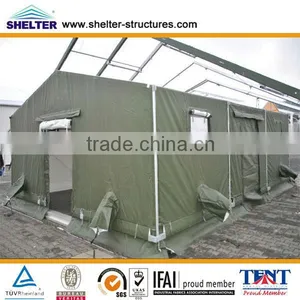 760g/sqm Roof Green Color Used Military Tent 6X18M thumbnail-1