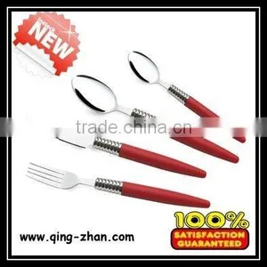 Plastic Handle Cutlery Set T004 thumbnail-1