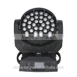 Zoom Touch Display 36*10w Rgbw Led Moving Head Stage Light thumbnail-1