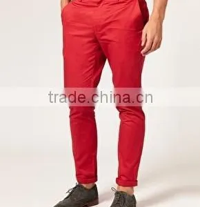 COLOURFUL STRETCH COTTON BELTED TWILL CHINO thumbnail-1