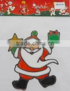20*20cm Santa Claus Window/Door Sticker For Xmas Decoration thumbnail-1