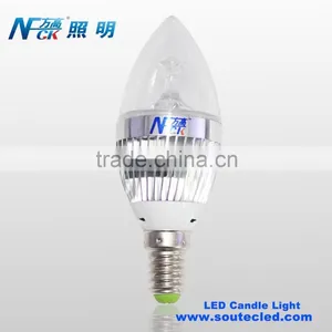 Silver Color Candle Light Bulbs Tea Light Candle Shade Indoor 3w Led Candle Light Charger thumbnail-3