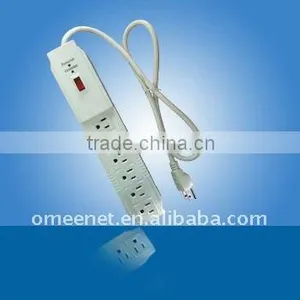 ETL Certificate General Portable 6 Outlet Surge Protector Extension Socket 15A 125V thumbnail-1