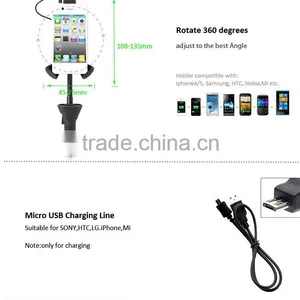 2016 New List Car FM Transmitter for Universal Cellphone (HC27) thumbnail-3