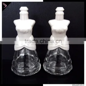 Empty Glass Nail Polish Bottle , Cosmetic Bottle , Large Bottle Nail Polish Bottle thumbnail-1