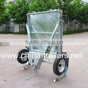 Galvanized Foldable Utility Box Trailer thumbnail-1