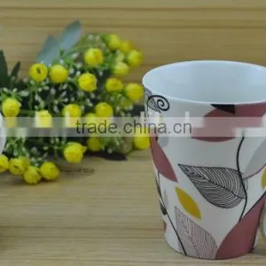 11OZ Twitter Bird Design Full Decal Print Tea Cups, Shiny Surface Porcelain Mug, KL5016-A409 thumbnail-5