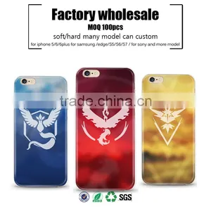 2016 for Pokemon go Shell Phone Covers Soft /hard Case for Samsung Edge Lite S6 Galaxy S7 for Pokemon go for Iphone 6 Case thumbnail-1