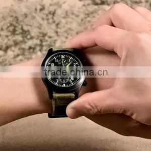 Yangbin 2015 Hot Sale Custom Clear Dail Nato Nylon Band Watch thumbnail-3